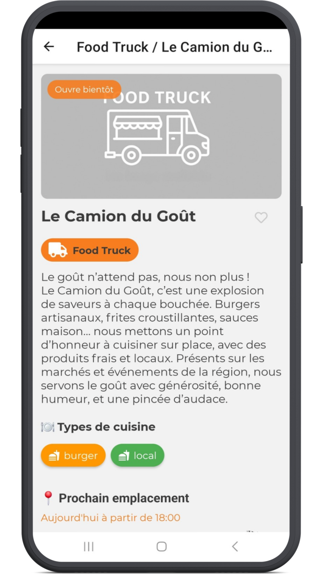 Détail d'un foodtruck